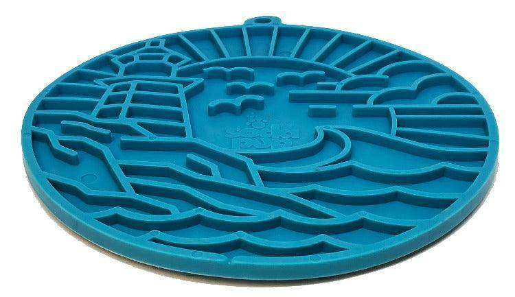 Lighthouse eMat Enrichment Lick Mat With Suction Cups - Skoutley Outdoors LLC