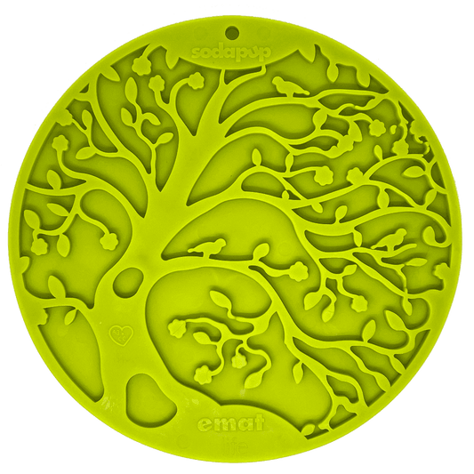 Tree of Life Design eMat Enrichment Lick Mat With Suction Cups - Skoutley Outdoors LLC