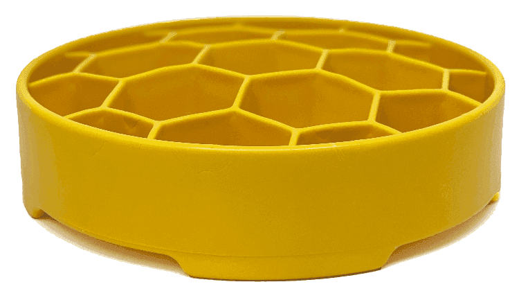 Honeycomb Design eBowl Enrichment Slow Feeder Bowl for Dogs - Skoutley Outdoors LLC