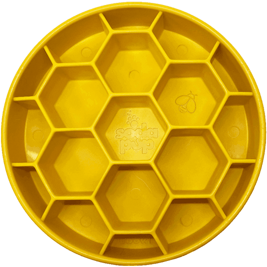 Honeycomb Design eBowl Enrichment Slow Feeder Bowl for Dogs - Skoutley Outdoors LLC