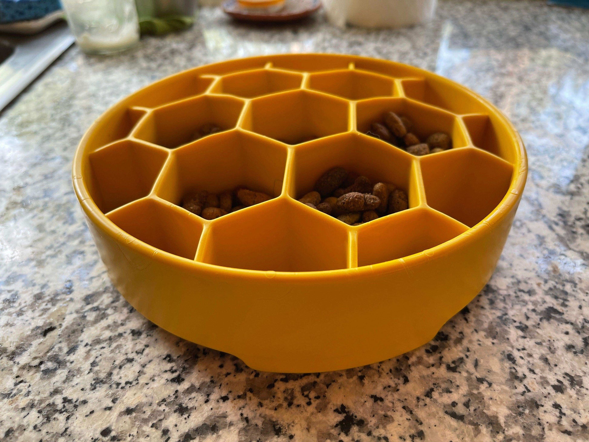 Honeycomb Design eBowl Enrichment Slow Feeder Bowl for Dogs - Skoutley Outdoors LLC