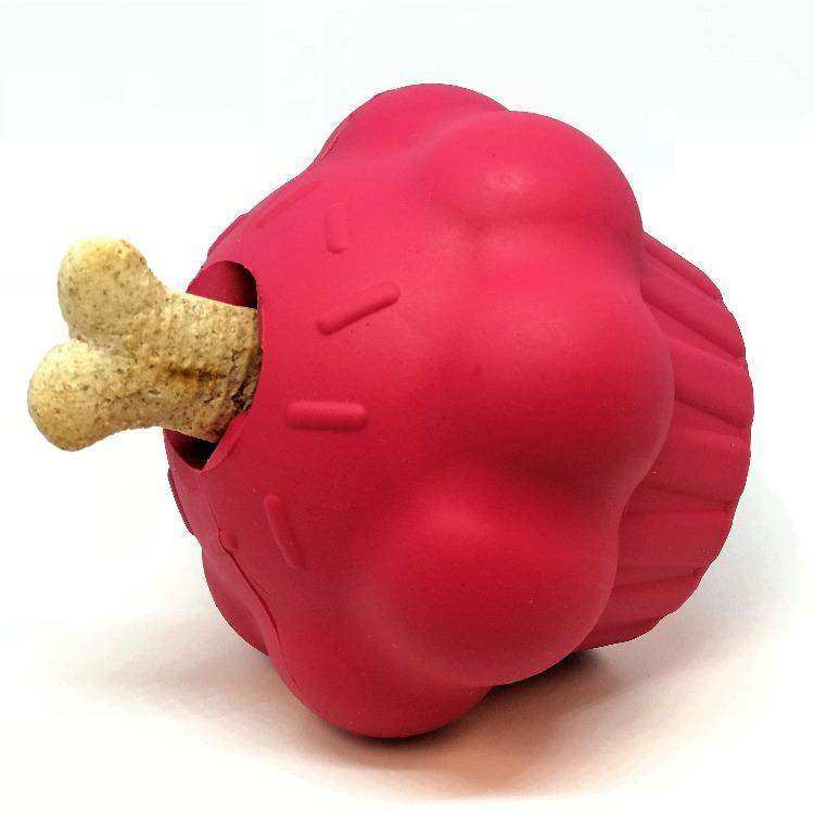 Cupcake eDispenser Durable Rubber Chew Toy & Treat Dispenser - Skoutley Outdoors LLC