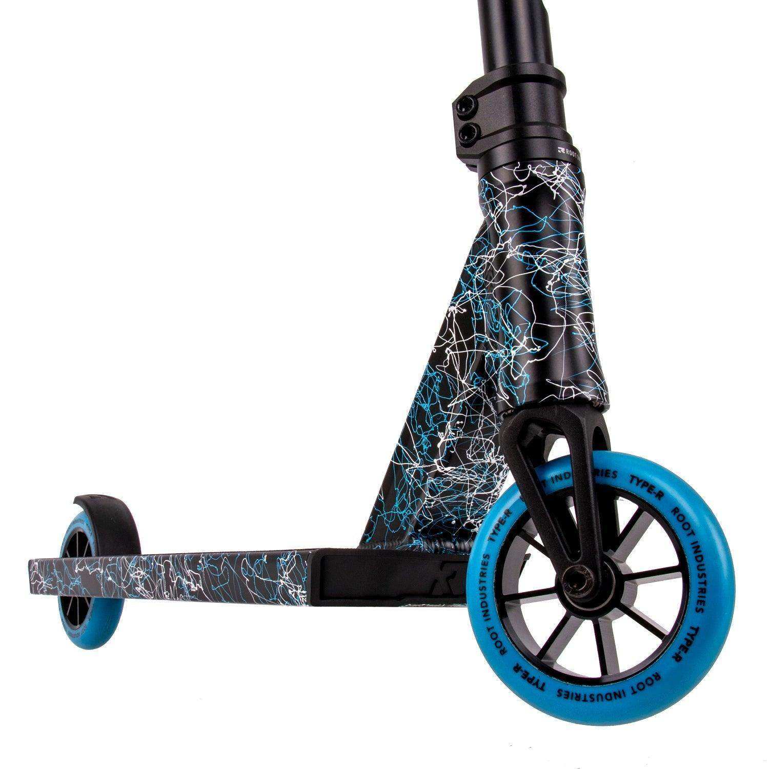 Root Industries Type R Complete Scooter - Black/Blue/White - Skoutley Outdoors LLC