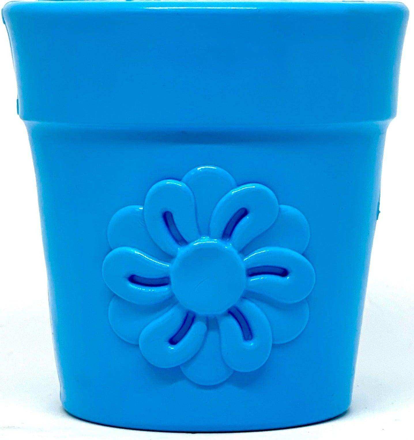 Large Flower Pot Durable PUP-X Rubber eCup Treat Dispenser & Enrichment Toy - Skoutley Outdoors LLC