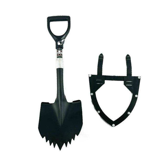 Krazy Beaver Mini Shovel with guard (Textured Black Head / Black Handle # 45641) - Skoutley Outdoors LLC