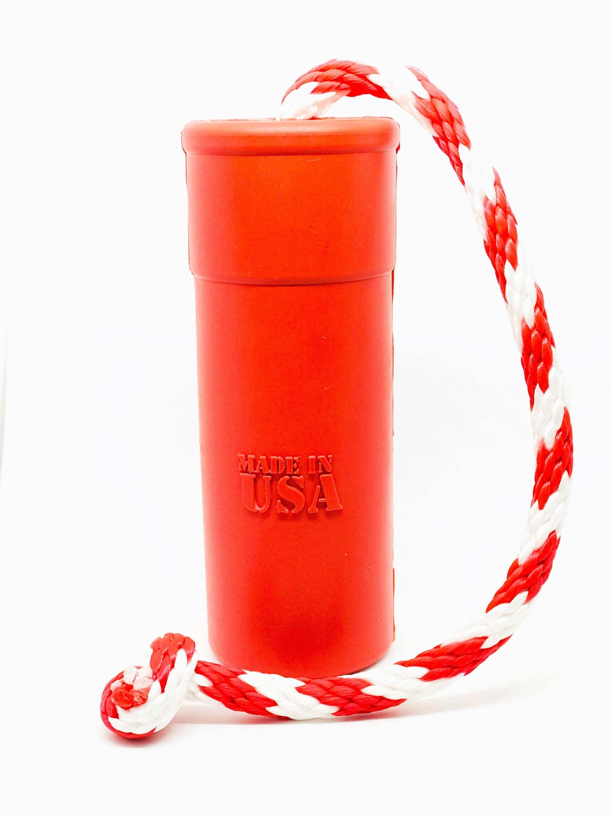 USA-K9 Firecracker Durable Rubber Floating Training Dummy - Large - Red - Skoutley Outdoors LLC