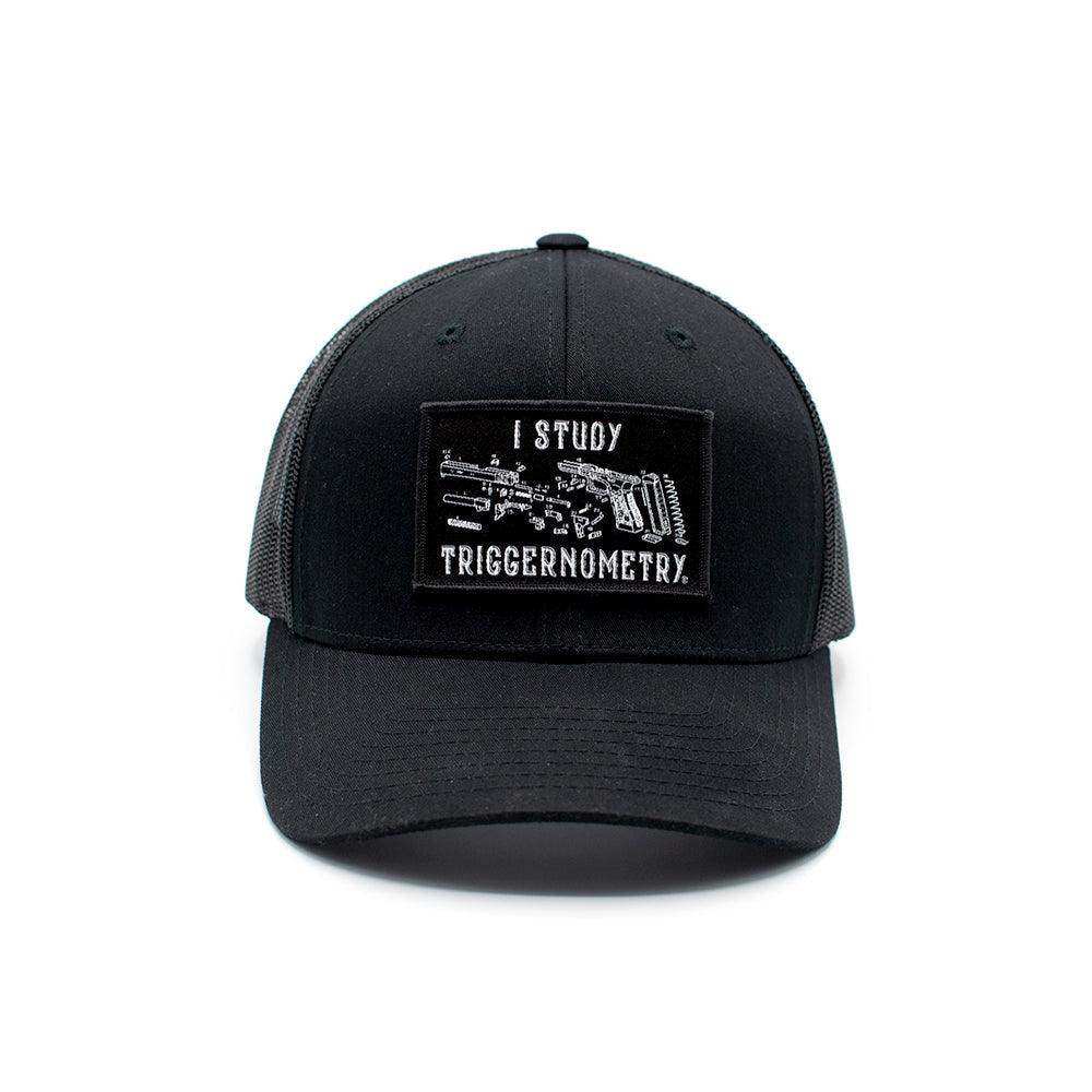 I Study Triggernometry Woven Patch Hat - Skoutley Outdoors LLC