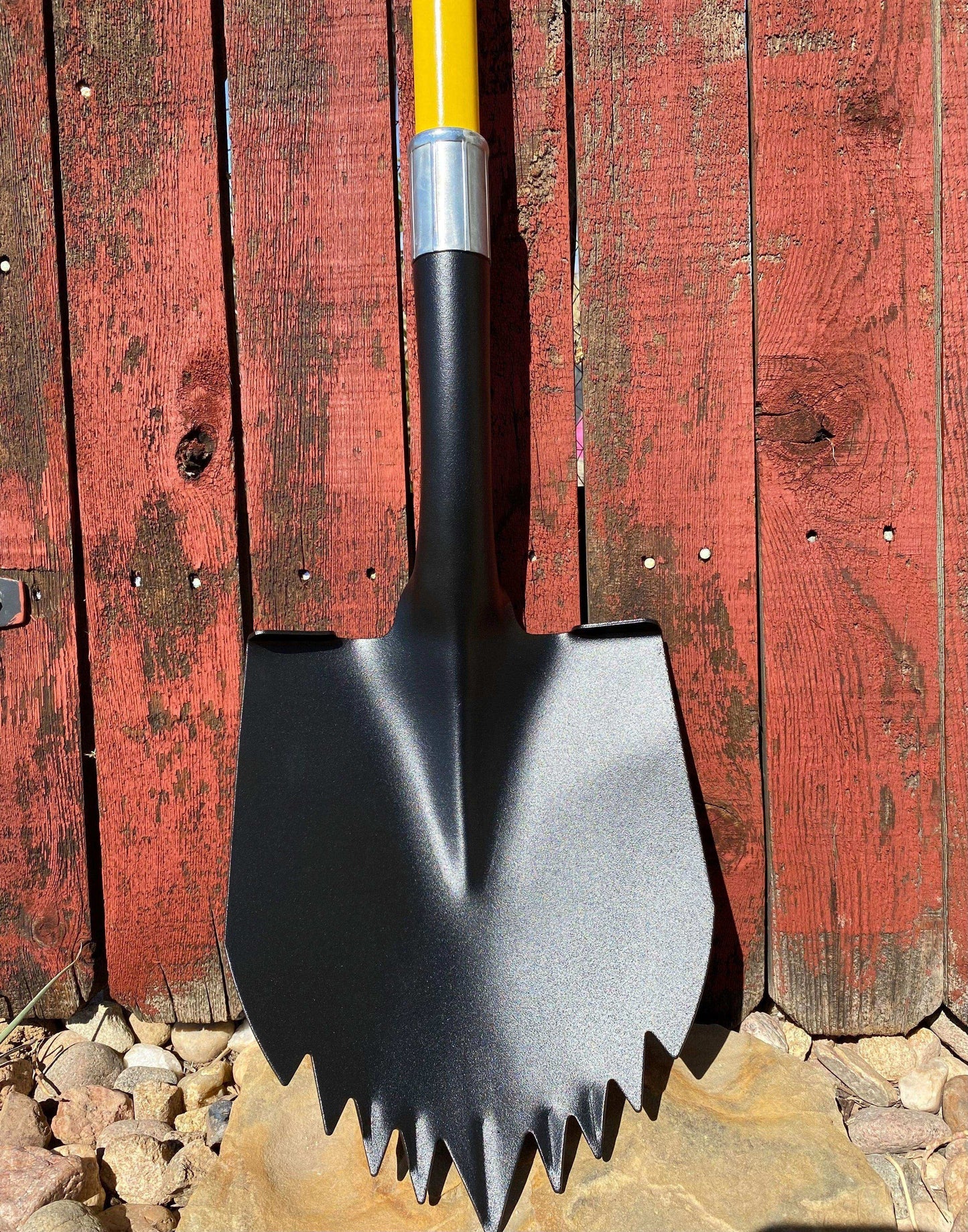 Krazy Beaver Shovel (Black Textured Head / Yellow Handle 45635) - Skoutley Outdoors LLC