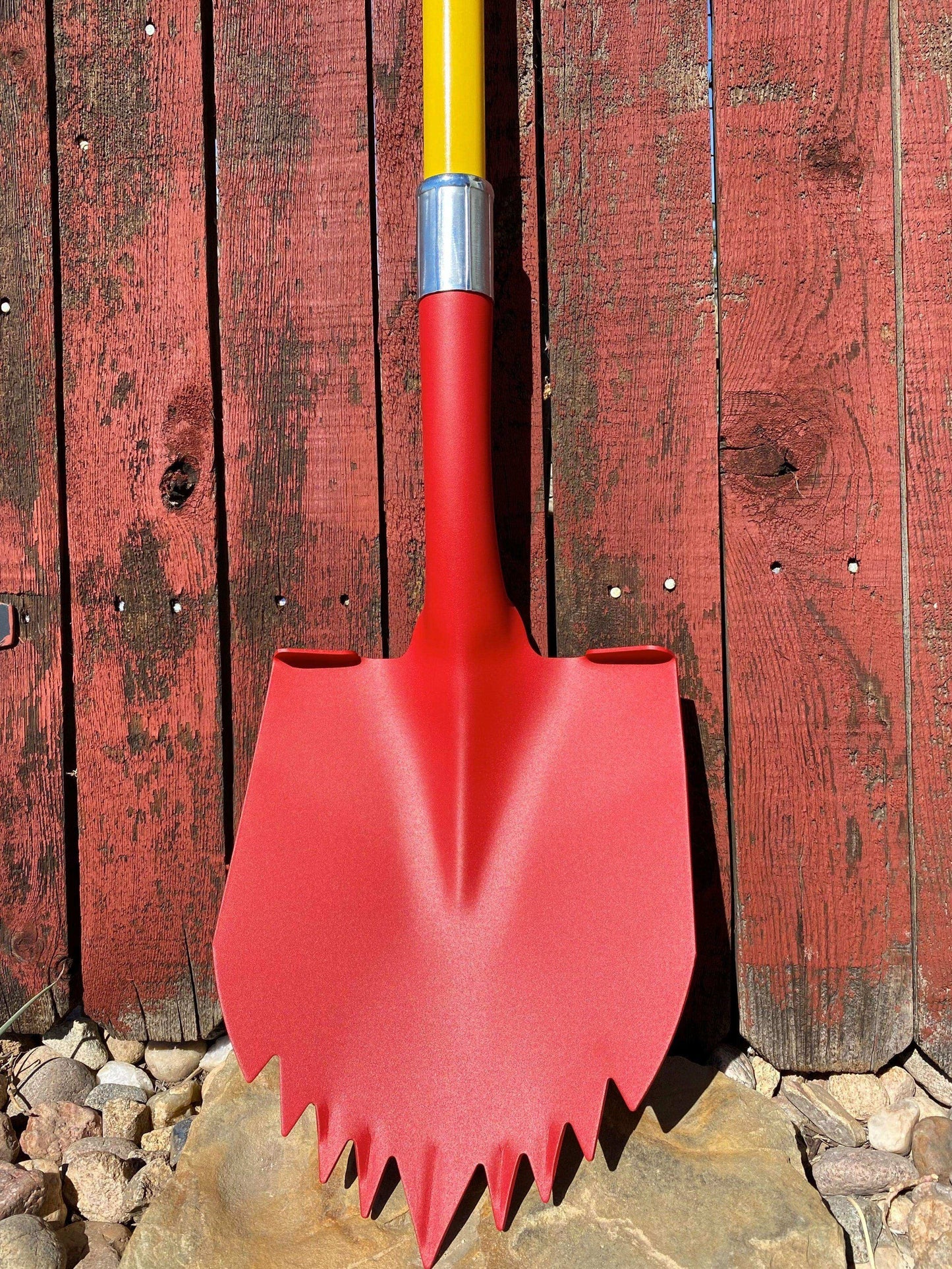 Krazy Beaver Shovel (Textured Red Head / Yellow Handle 45637) - Skoutley Outdoors LLC