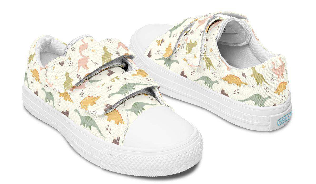 Kids Shoes Low Tops Dinosaurs - Skoutley Outdoors LLC