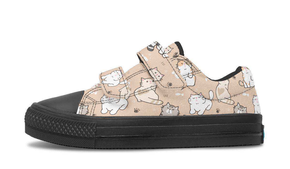 Kids Shoes Low Tops Cats - Skoutley Outdoors LLC