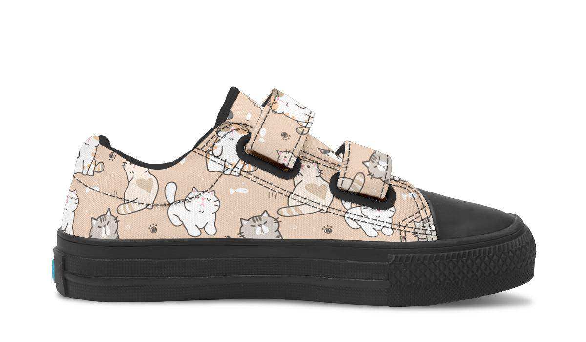 Kids Shoes Low Tops Cats - Skoutley Outdoors LLC