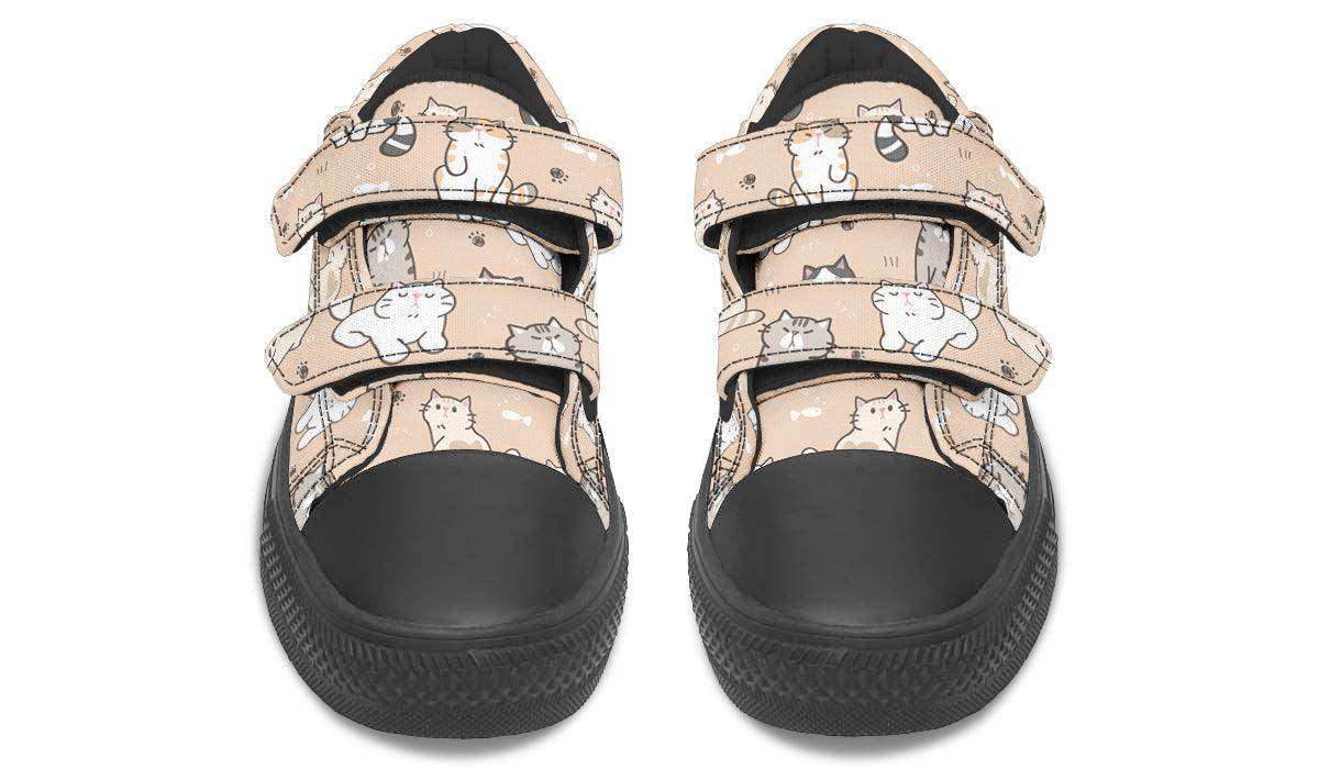 Kids Shoes Low Tops Cats - Skoutley Outdoors LLC