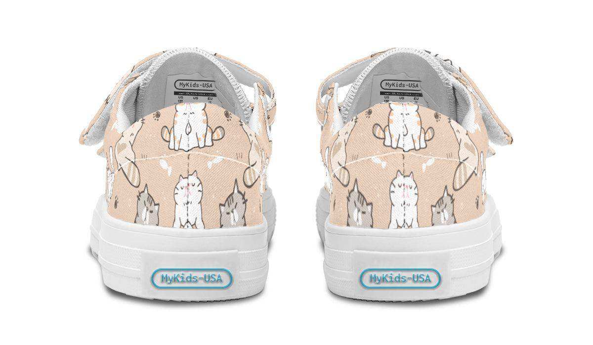 Kids Shoes Low Tops Cats - Skoutley Outdoors LLC