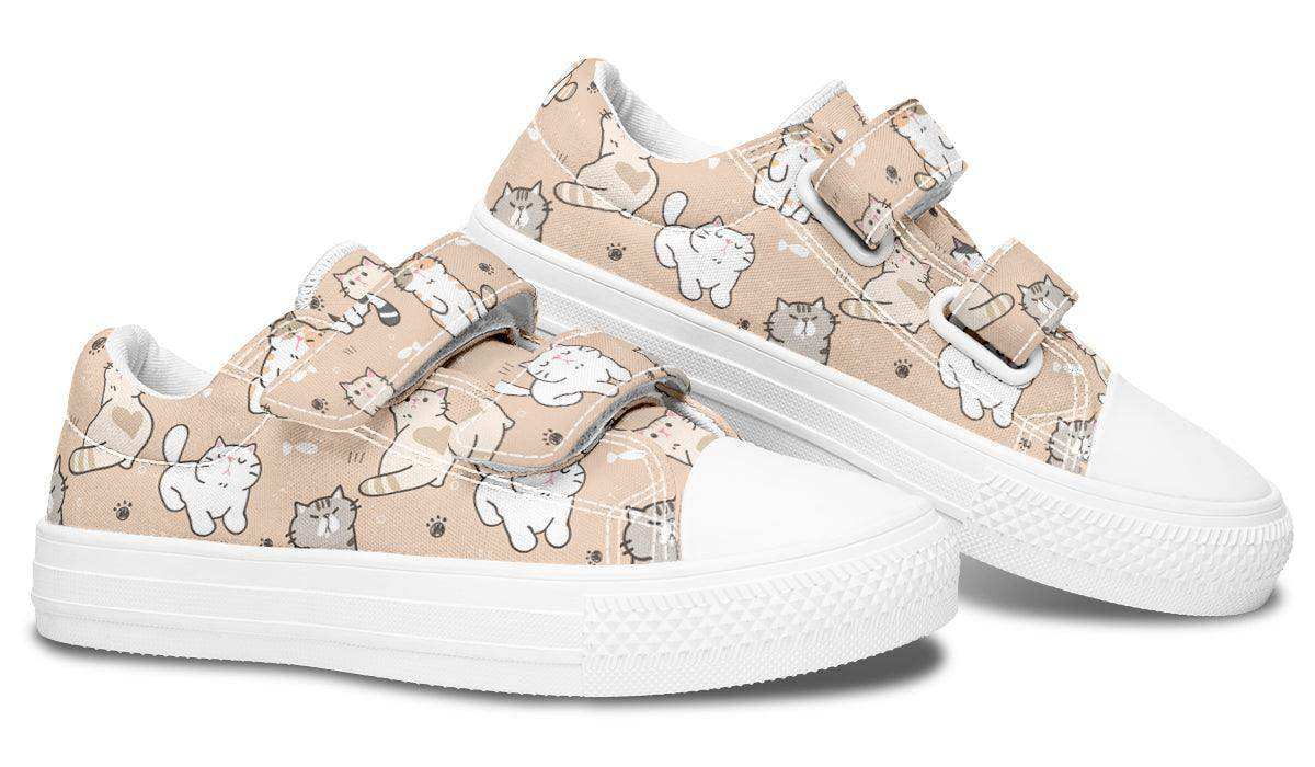 Kids Shoes Low Tops Cats - Skoutley Outdoors LLC