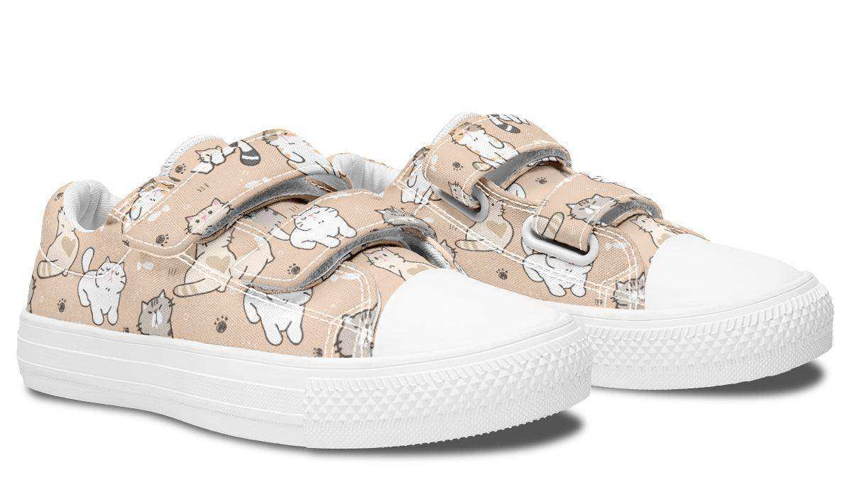 Kids Shoes Low Tops Cats - Skoutley Outdoors LLC