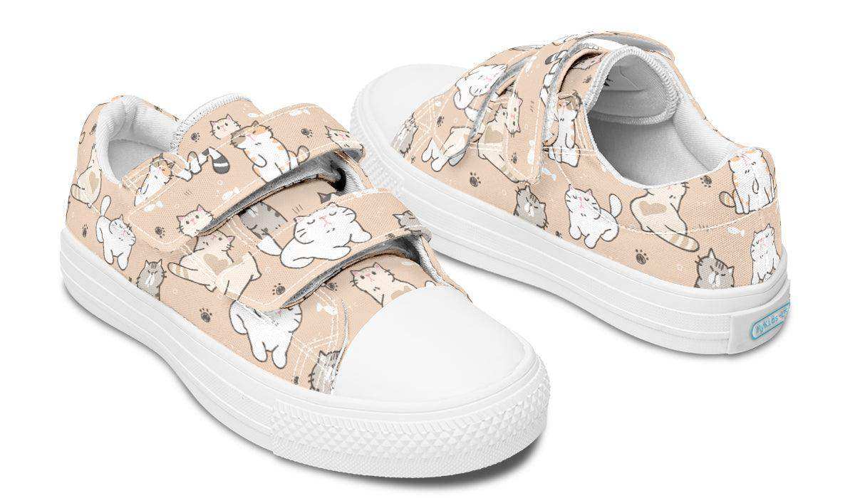 Kids Shoes Low Tops Cats - Skoutley Outdoors LLC