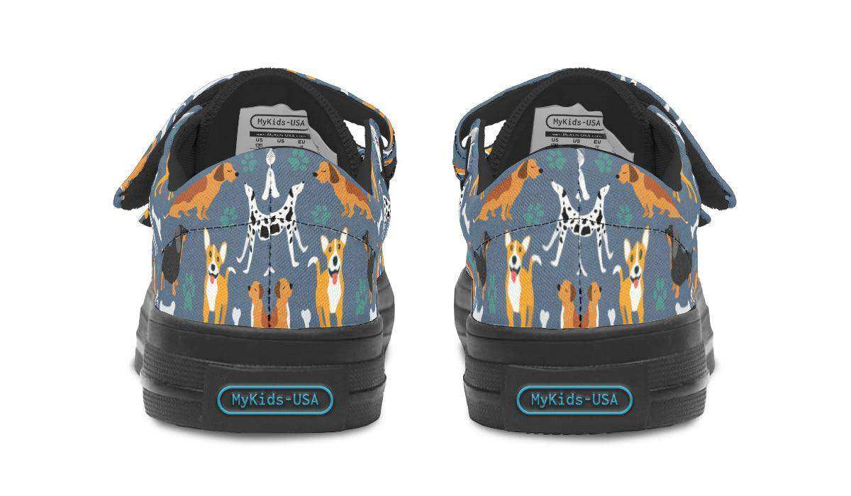 Kids Shoes Low Tops Cute Dogs - Skoutley Outdoors LLC