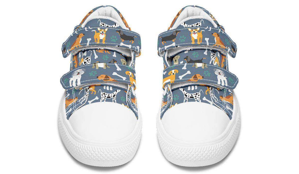 Kids Shoes Low Tops Cute Dogs - Skoutley Outdoors LLC