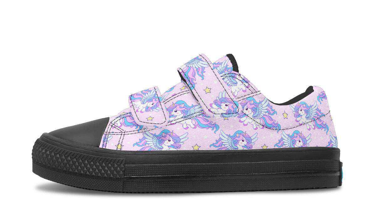 Kids Shoes Low Tops Flying Unicorn - Skoutley Outdoors LLC