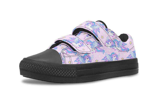 Kids Shoes Low Tops Flying Unicorn - Skoutley Outdoors LLC