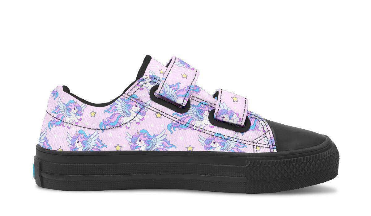 Kids Shoes Low Tops Flying Unicorn - Skoutley Outdoors LLC