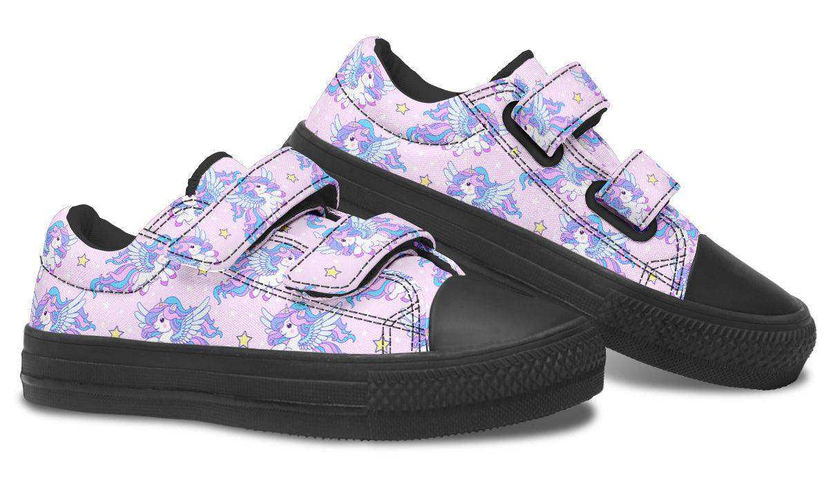 Kids Shoes Low Tops Flying Unicorn - Skoutley Outdoors LLC