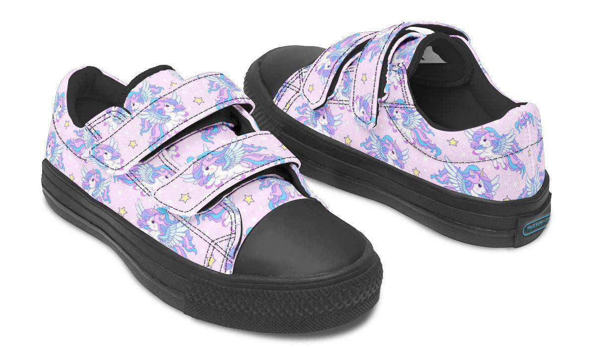 Kids Shoes Low Tops Flying Unicorn - Skoutley Outdoors LLC