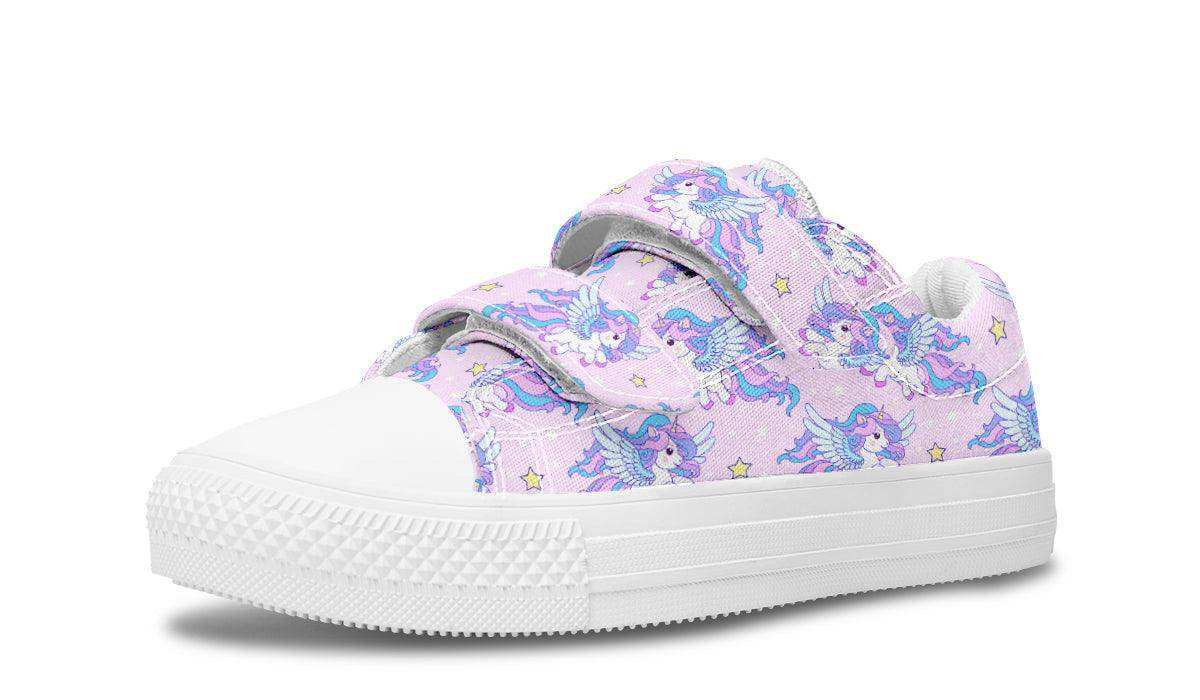 Kids Shoes Low Tops Flying Unicorn - Skoutley Outdoors LLC