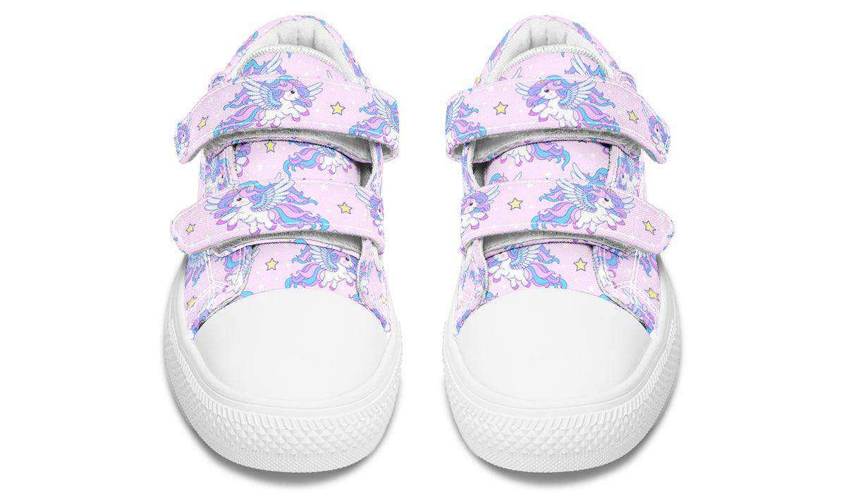 Kids Shoes Low Tops Flying Unicorn - Skoutley Outdoors LLC