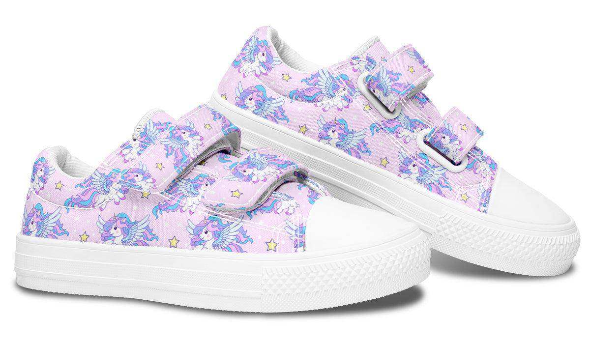 Kids Shoes Low Tops Flying Unicorn - Skoutley Outdoors LLC