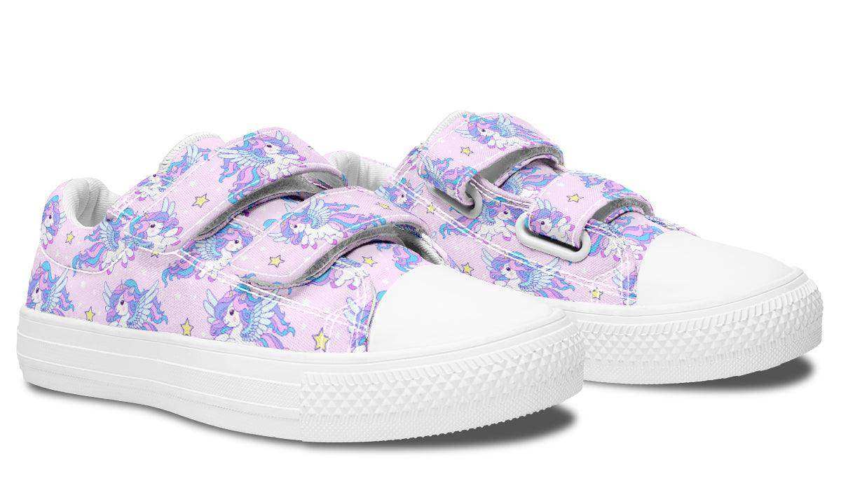 Kids Shoes Low Tops Flying Unicorn - Skoutley Outdoors LLC