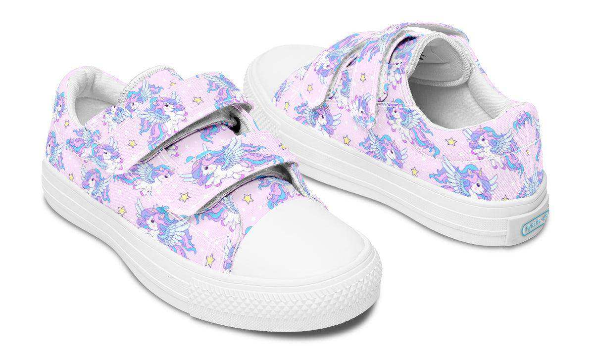 Kids Shoes Low Tops Flying Unicorn - Skoutley Outdoors LLC