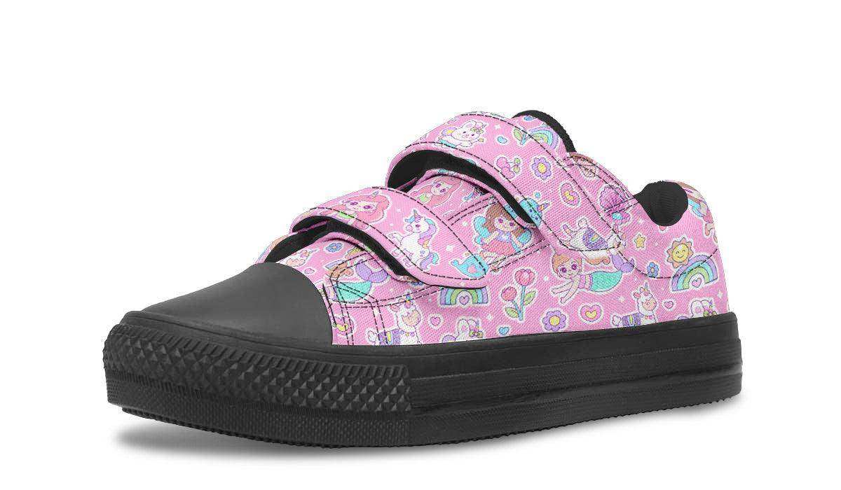 Kids Shoes Low Tops Mermaid And Unicorns - Skoutley Outdoors LLC