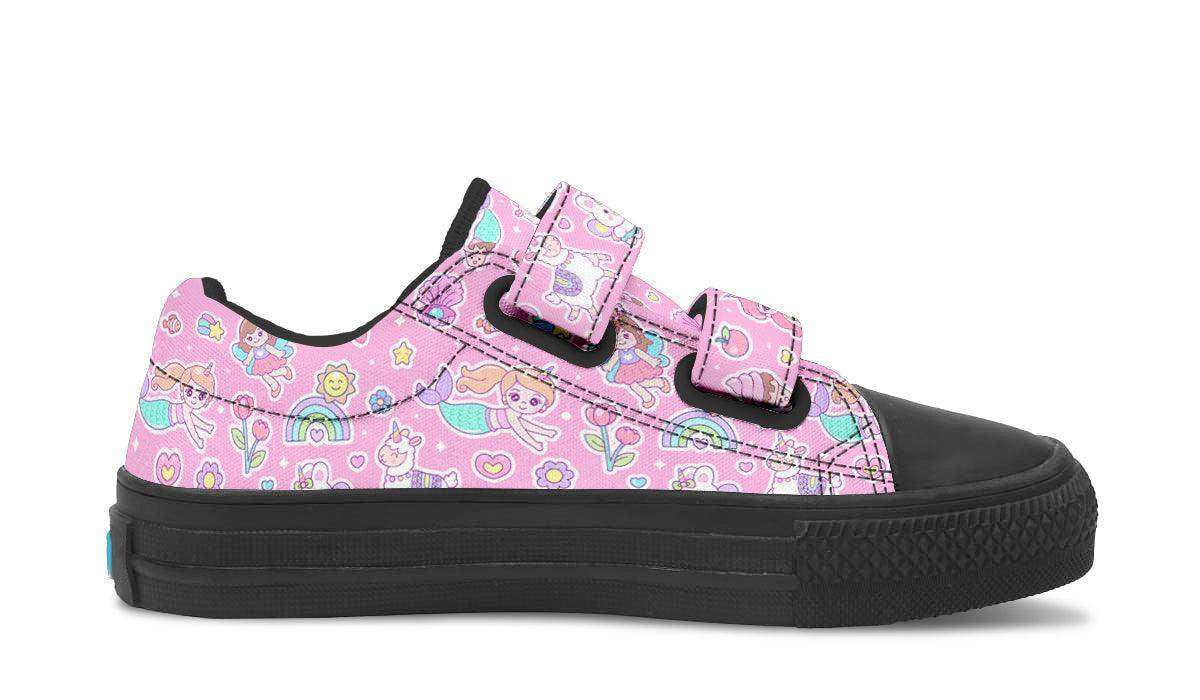 Kids Shoes Low Tops Mermaid And Unicorns - Skoutley Outdoors LLC