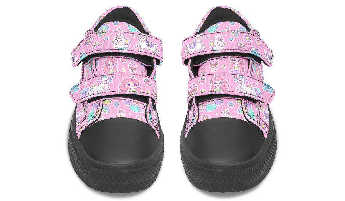 Kids Shoes Low Tops Mermaid And Unicorns - Skoutley Outdoors LLC