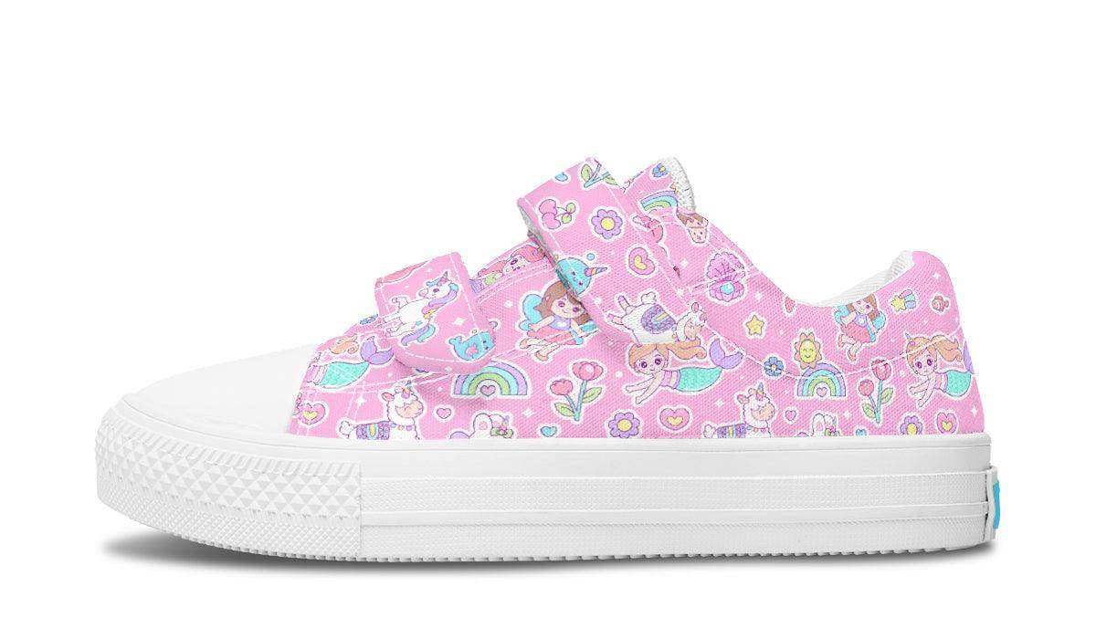 Kids Shoes Low Tops Mermaid And Unicorns - Skoutley Outdoors LLC