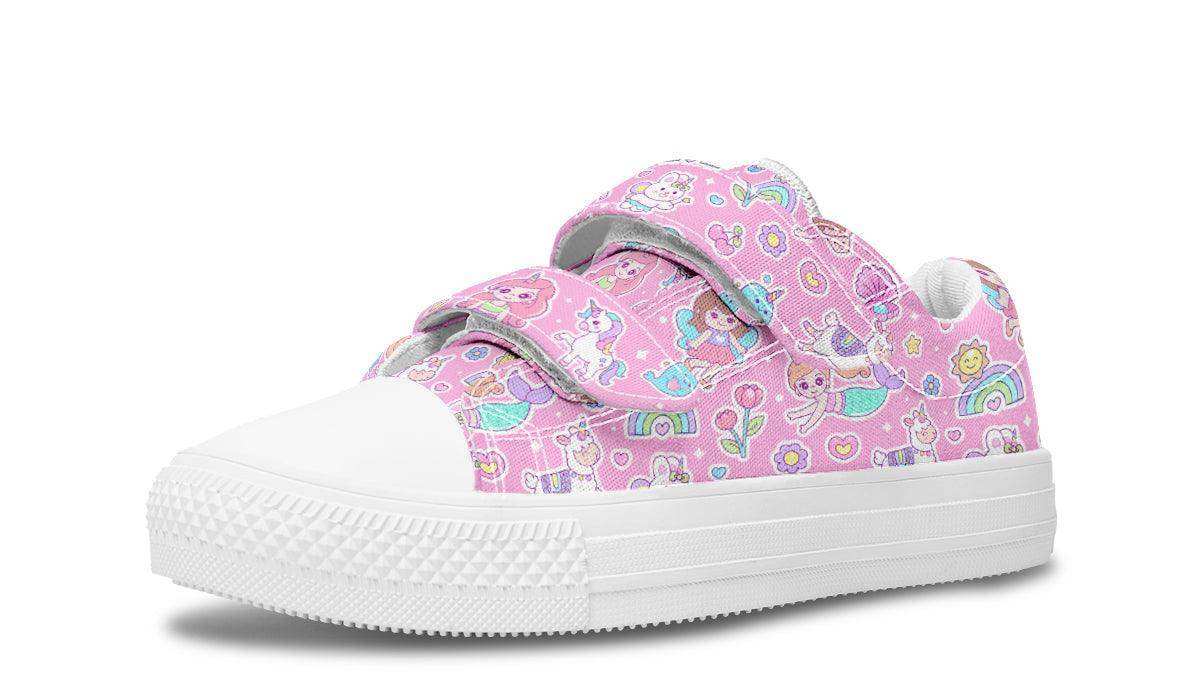 Kids Shoes Low Tops Mermaid And Unicorns - Skoutley Outdoors LLC