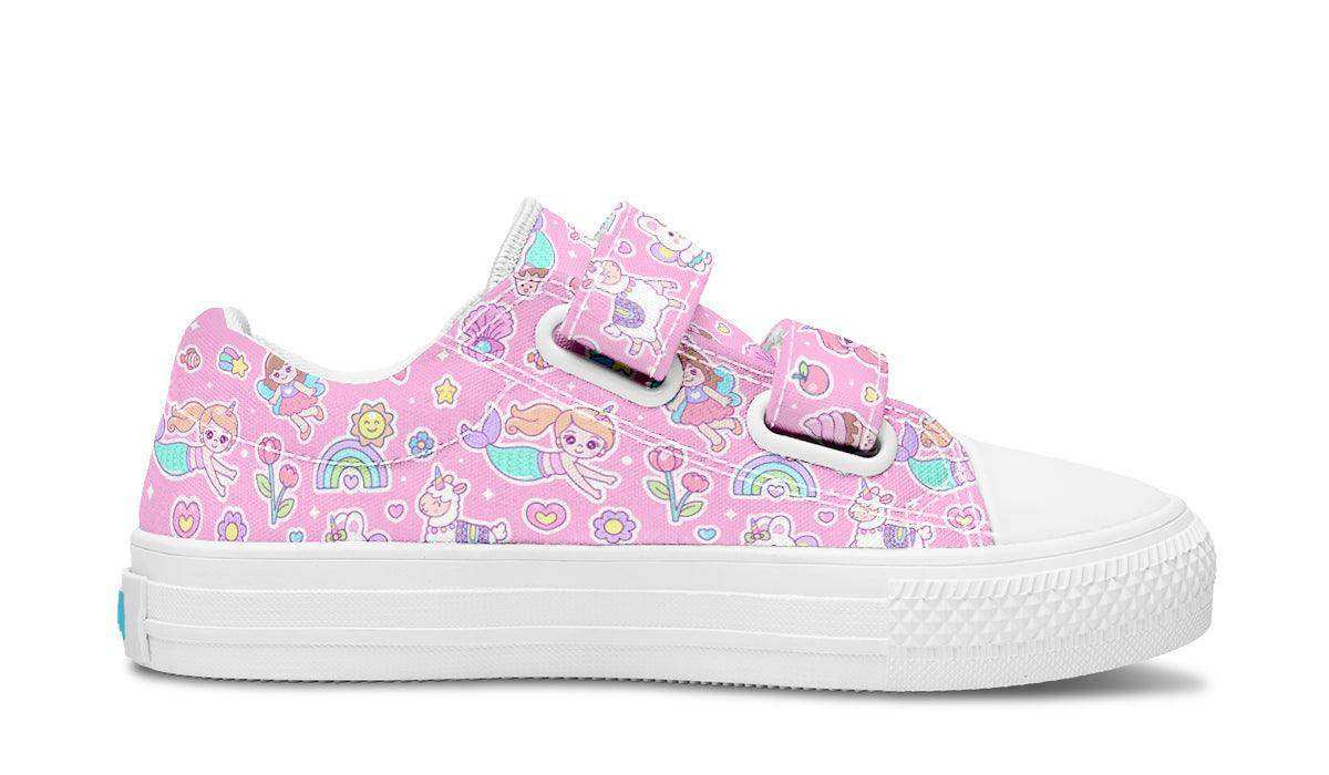 Kids Shoes Low Tops Mermaid And Unicorns - Skoutley Outdoors LLC