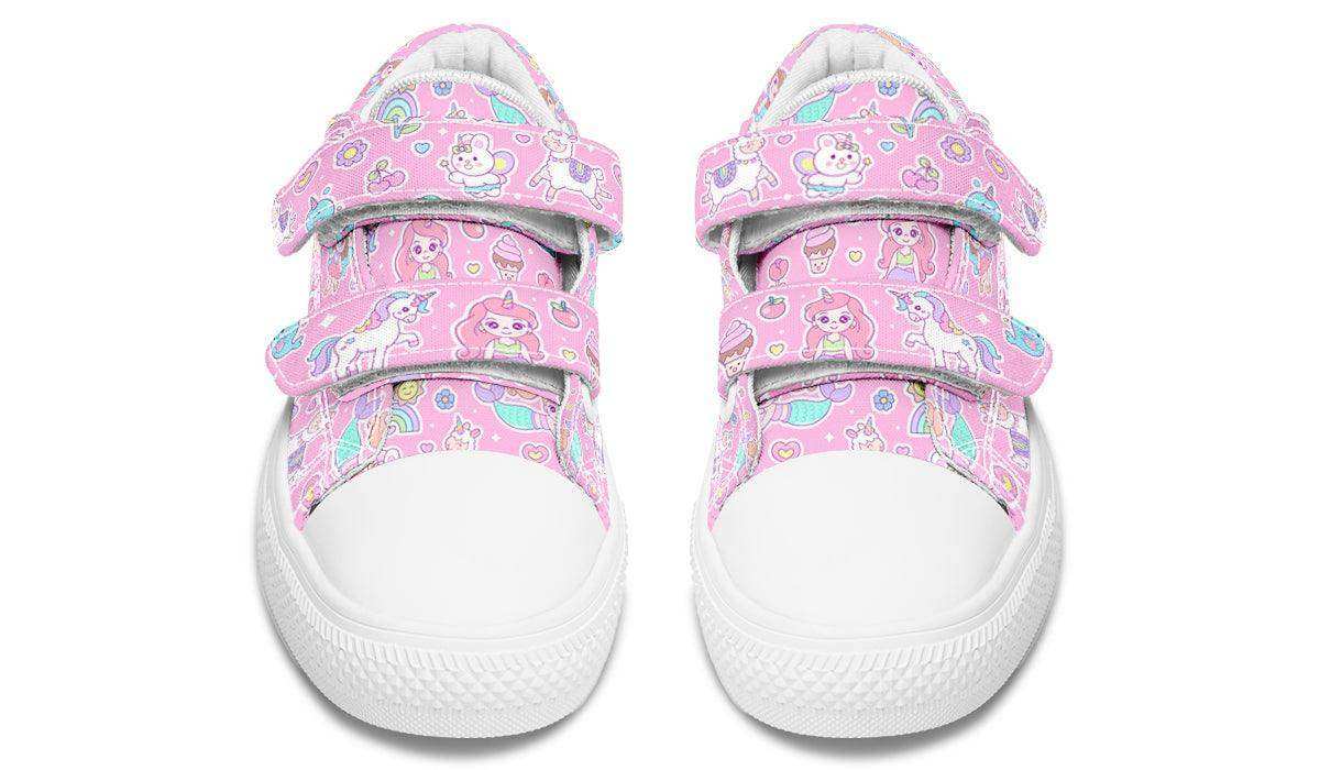 Kids Shoes Low Tops Mermaid And Unicorns - Skoutley Outdoors LLC