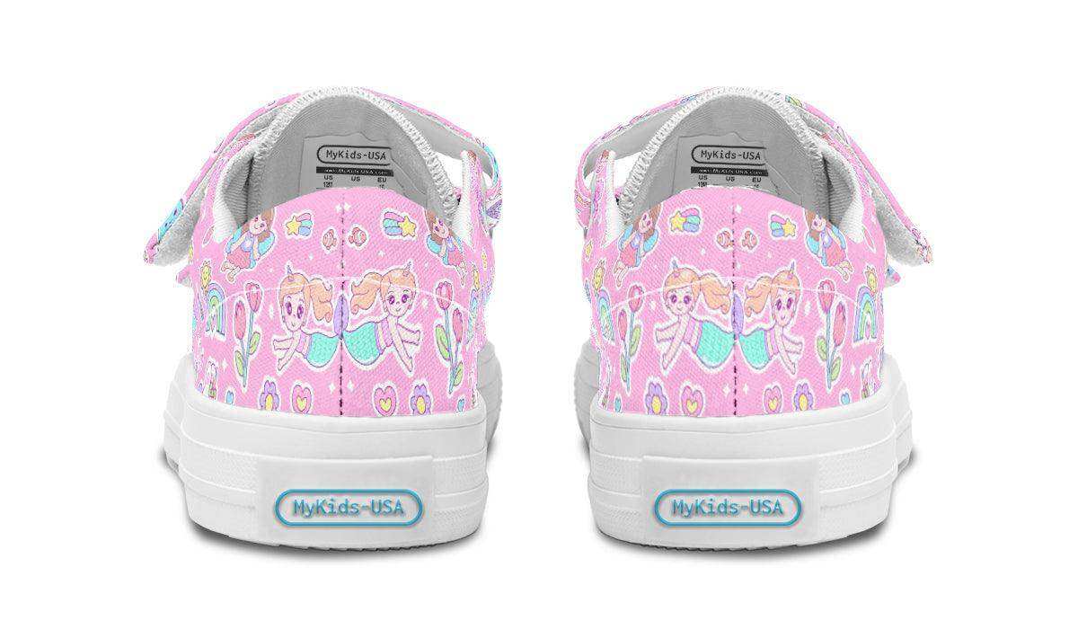 Kids Shoes Low Tops Mermaid And Unicorns - Skoutley Outdoors LLC