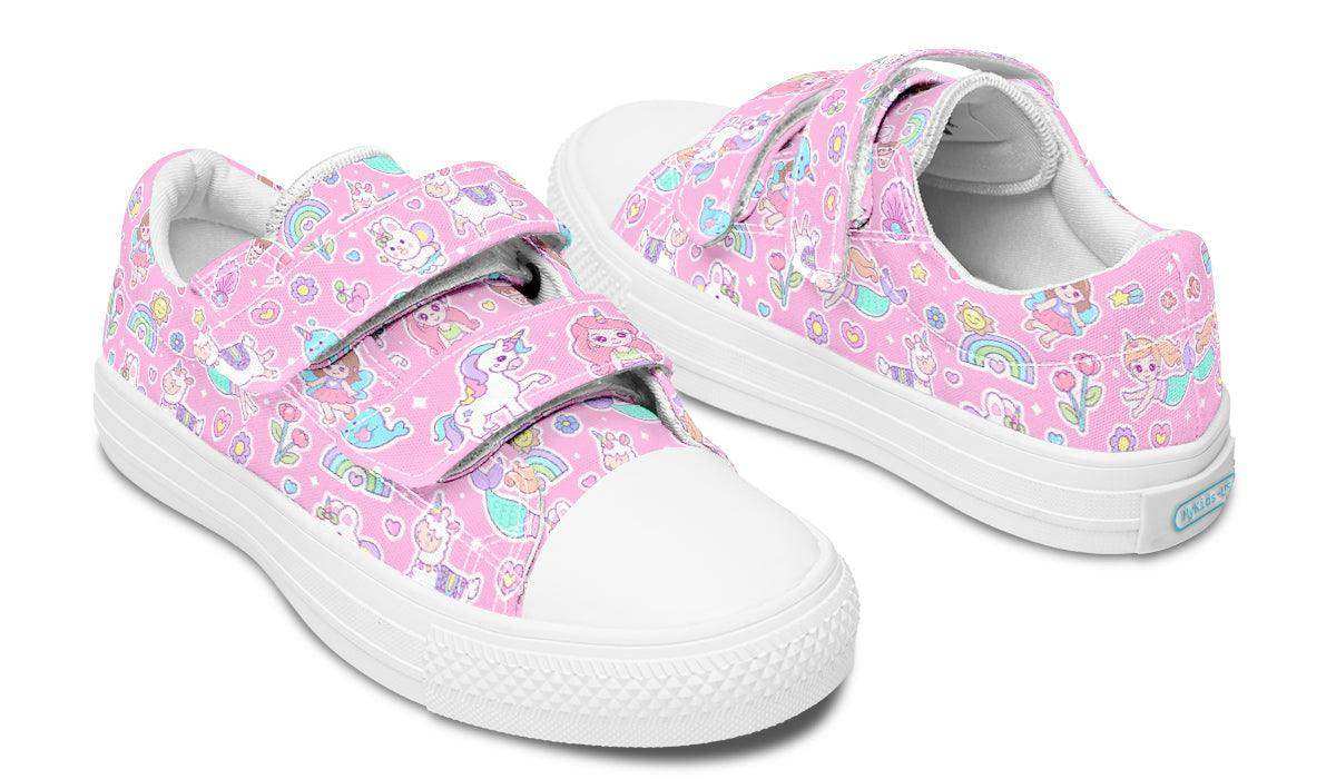 Kids Shoes Low Tops Mermaid And Unicorns - Skoutley Outdoors LLC