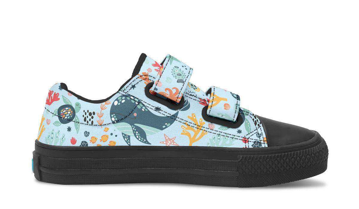 Kids Shoes Low Tops Sea Animals - Skoutley Outdoors LLC