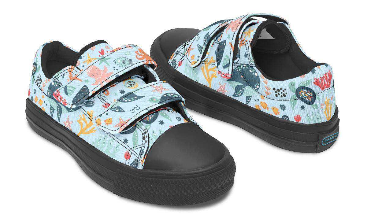 Kids Shoes Low Tops Sea Animals - Skoutley Outdoors LLC