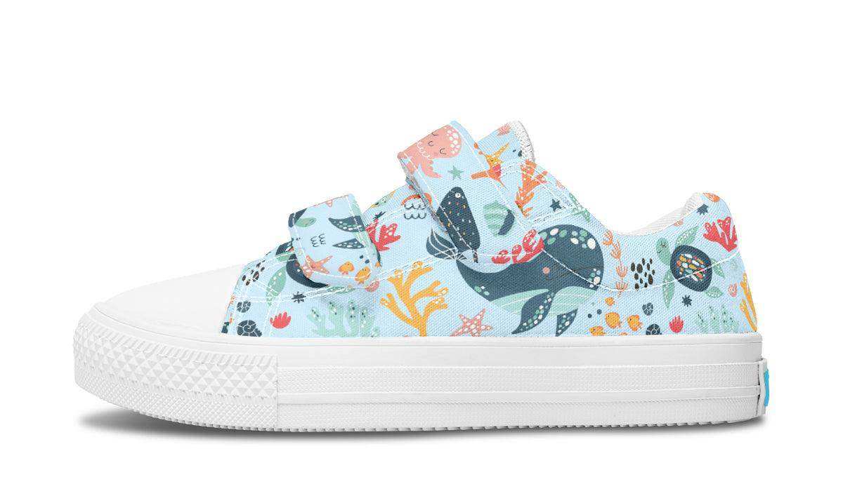 Kids Shoes Low Tops Sea Animals - Skoutley Outdoors LLC