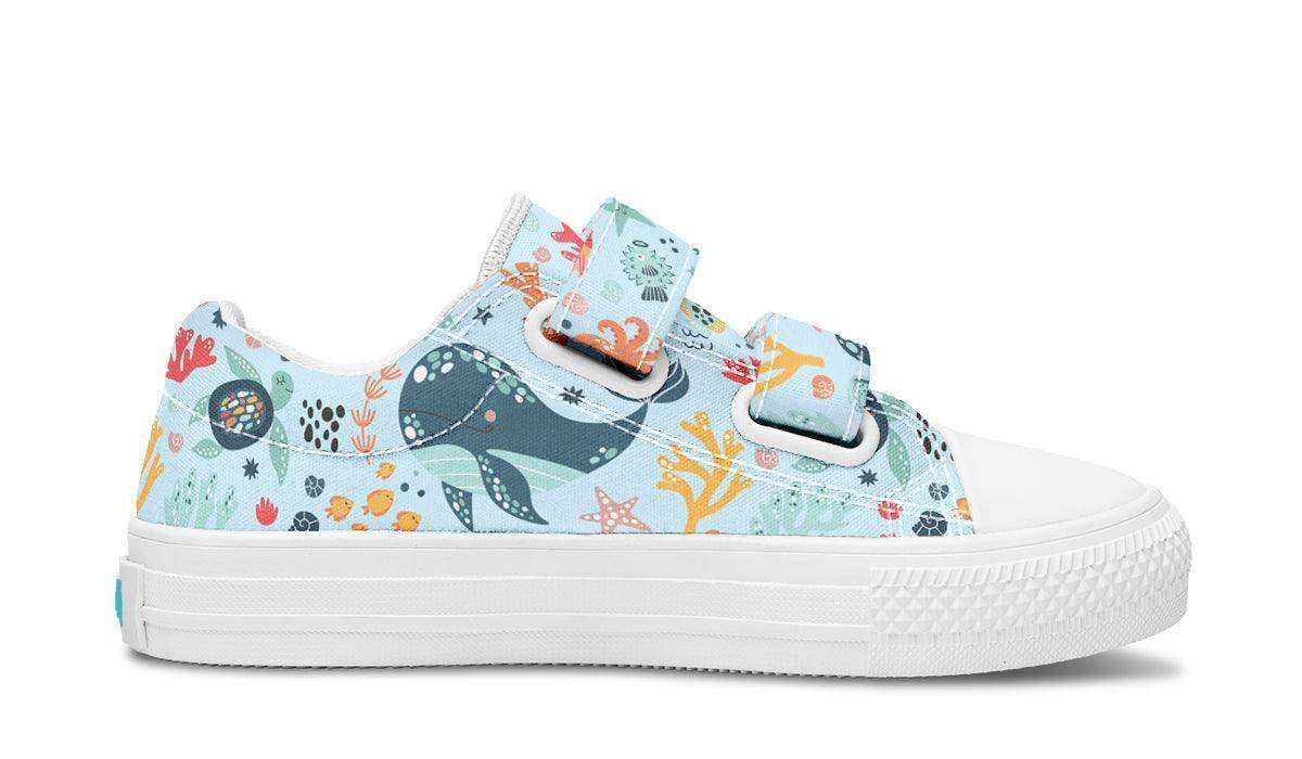 Kids Shoes Low Tops Sea Animals - Skoutley Outdoors LLC