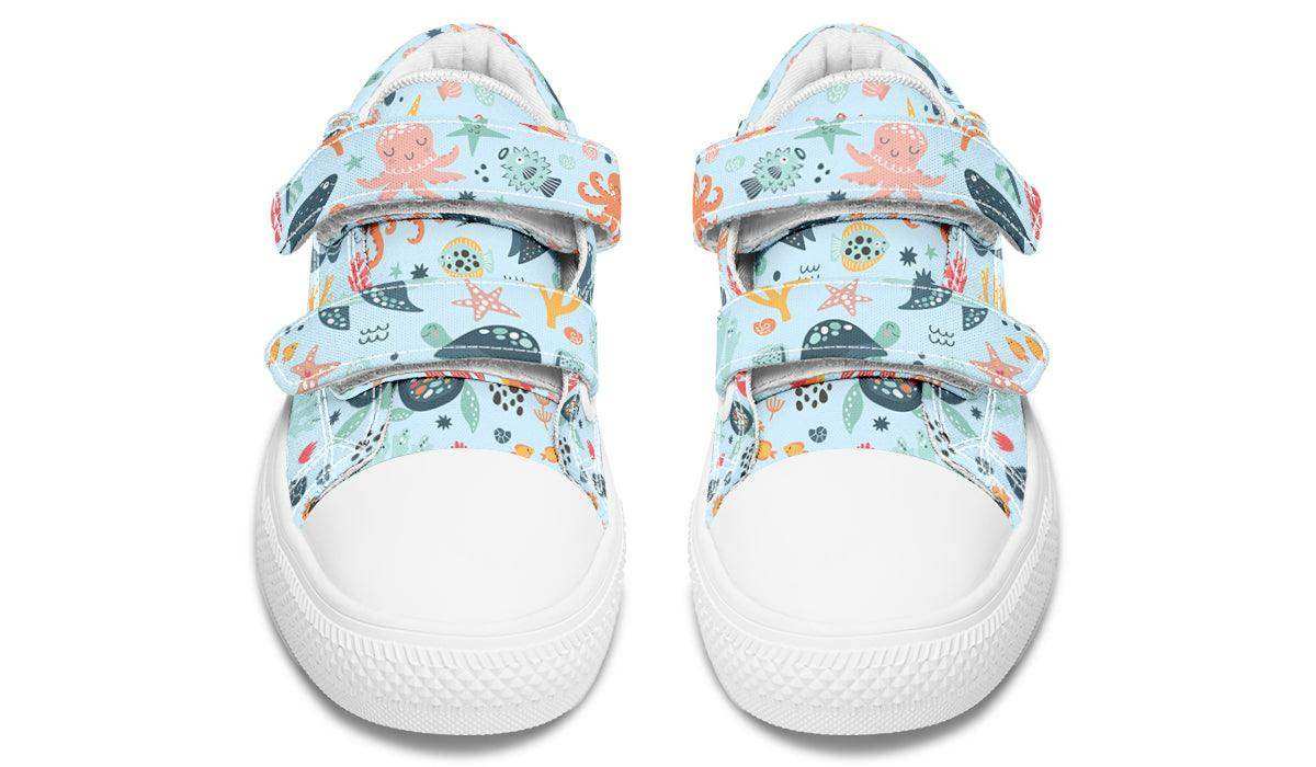 Kids Shoes Low Tops Sea Animals - Skoutley Outdoors LLC