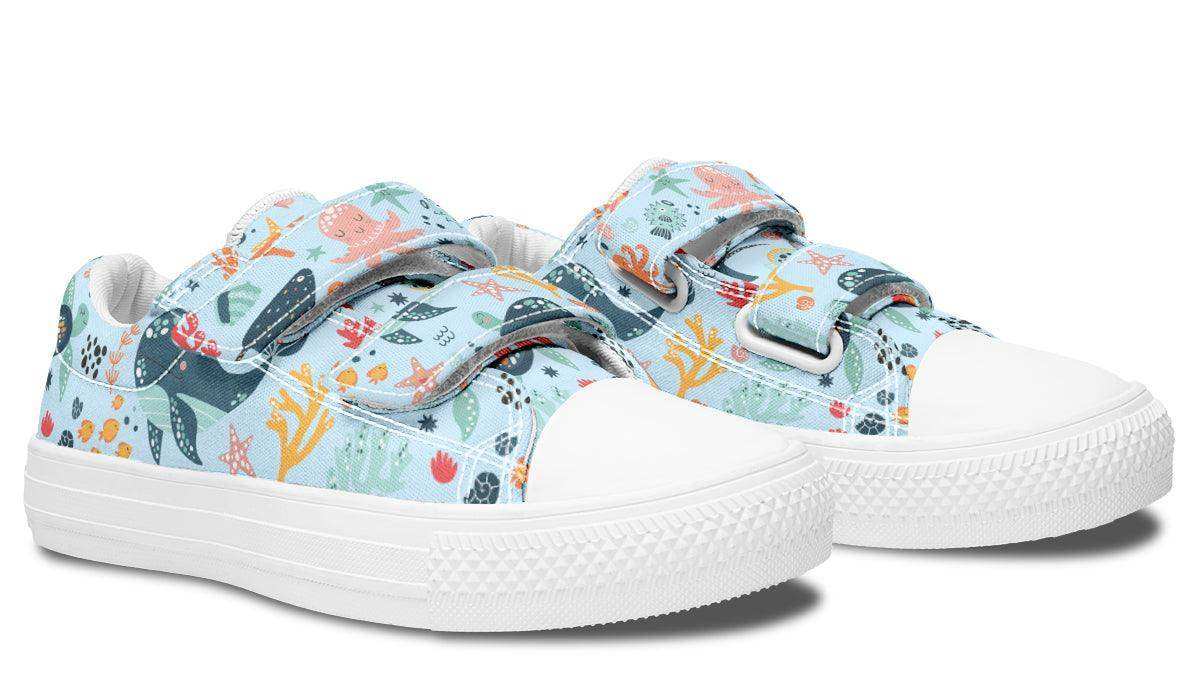 Kids Shoes Low Tops Sea Animals - Skoutley Outdoors LLC