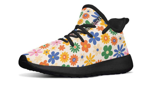 Kids Shoes Sneakers Colorful Flowers - Skoutley Outdoors LLC