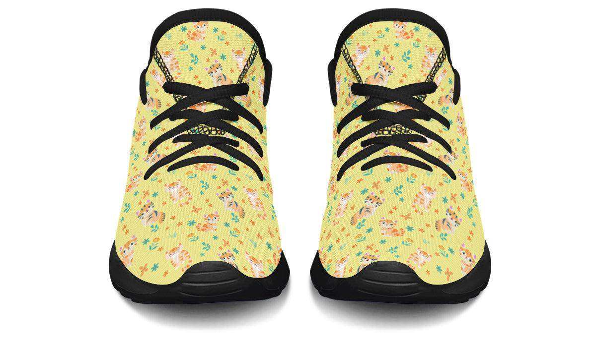 Kids Shoes Sneakers Floral Cats - Skoutley Outdoors LLC